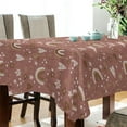 thumbnail image 4 of Coolnut Rainbows Stars Fabric Square Tablecloth - Waterproof and Wrinkle-Resistant Table Cloth 60x60 Inch Table Cover for Indoor & Outdoor Dining House Decor, 4 of 7