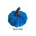 thumbnail image 3 of Kiddiway Mini Knit Orange Pumpkin - Plush Toy, Fall Gold Rust Home Accent, Tabletop Thanksgiving, Halloween Gift, Soft Autumn Pumpkin Ornament,Beige, 3 of 3