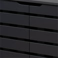 thumbnail image 3 of Baxton Studio Shirley - Storage cabinet - 12 shelves - 2 doors - engineered wood - dark gray, 3 of 10