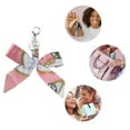 thumbnail image 3 of Unique Bargains 1 Pc Fashion Bow-knot Scarf Handbag Charm Bag Accessories White, 3 of 5