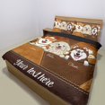 thumbnail image 3 of La vida es mejor con perros - Juego de cama personalizado para perros, 3 of 5