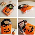 thumbnail image 4 of Bolsas de Dulces de Halloween Bolsas de Halloween Bolsas de Galletas de Halloween Bolsas de Calabaza Naranja de Plástico Mini Regalo de Halloween Fiesta de Halloween Banquete Bolso Decoración 50 Piezas ER, 4 of 5