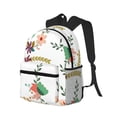 thumbnail image 2 of Fotbe Pretty Floral With Leaves Lightweight Casual Laptop Backpack for Men and Women, Daily use Waterproof backpack, Backpack for College, 2 of 8