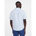 thumbnail image 2 of George Men's & Big Men's Modern Fit Poplin Button Up Shirt with Short Sleeves, Sizes XS-5XL, 2 of 5