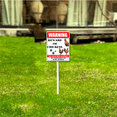 thumbnail image 6 of Kurmntregon Beware Of Chickens Sign With Stake Chickens Yard Sign Caution Security Aluminium Sign 8x12 Inch Aluminum Security Garden Sign Porch Farmhouse Ranch Farm Neighbor Courtyard, 6 of 7