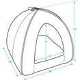 thumbnail image 5 of Pet Tent-Soft Bed for Dog and Cat by Best Pet Supplies - Navy, 16" x 16" x H:14", 5 of 7