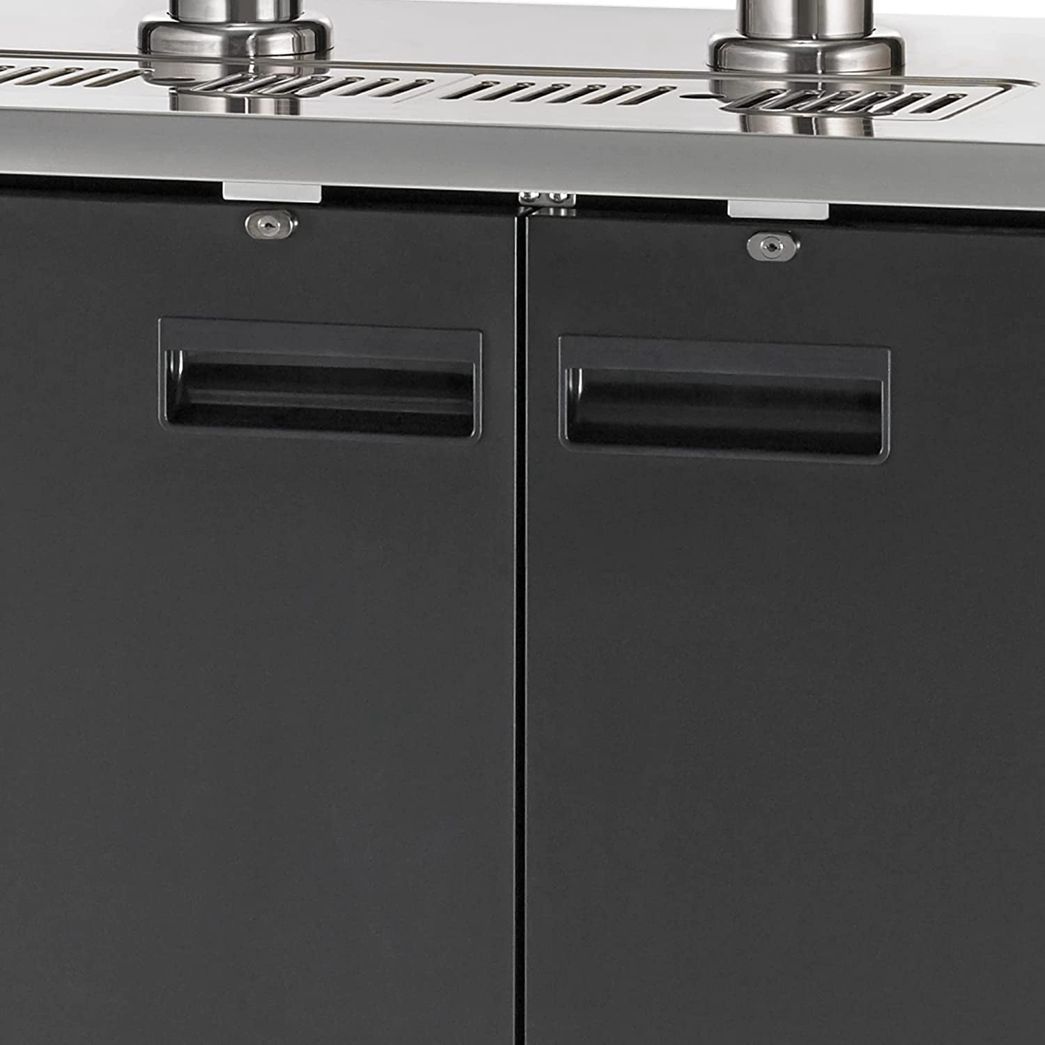 Arctic Air ADD Inch Double-Tap Direct Draw Draft Beer Cooler/Dispenser/Kegerator, Black, 115v