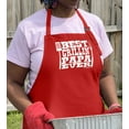 thumbnail image 3 of ThisWear Best Grillin Papa Ever Funny Apron for BBQ Grilling Two Pocket Apron Red, 3 of 7