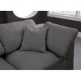 thumbnail image 5 of Maklaine Contemporary Gray Velvet Down Filled Modular Sectional Sofa, 5 of 5