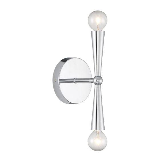 Meridian M90110CH 2-Light Wall Sconce in Chrome