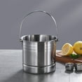 thumbnail image 4 of Aparatos de cocina, Accesorios de cocina Cubo de hielo de acero inoxidable Cubo portátil para enfriar cerveza Cubo de champán Cubo de hielo pequeño portátil para exteriores Cubos de hielo de acero ino, 4 of 6