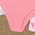 thumbnail image 5 of REDARER Girl's 3 Piece Swimsuits Soild Bikini Rullfe Bathing Suit Briefs Girls Bikini Swimwear Set,Girls Swimsuit,15-16 Years, 5 of 6