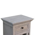 thumbnail image 6 of Lesuto Glazed Stone Nightstand - Modern, brass, 6 of 12