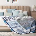 thumbnail image 4 of LHSHID Birthday Gifts for Women Men Birthday Decorations for Women Men Parents Husband Best Birthday Gifts Ideal for Mom Dad Husband Birthday Decorations Blanket 60"x80", 4 of 7