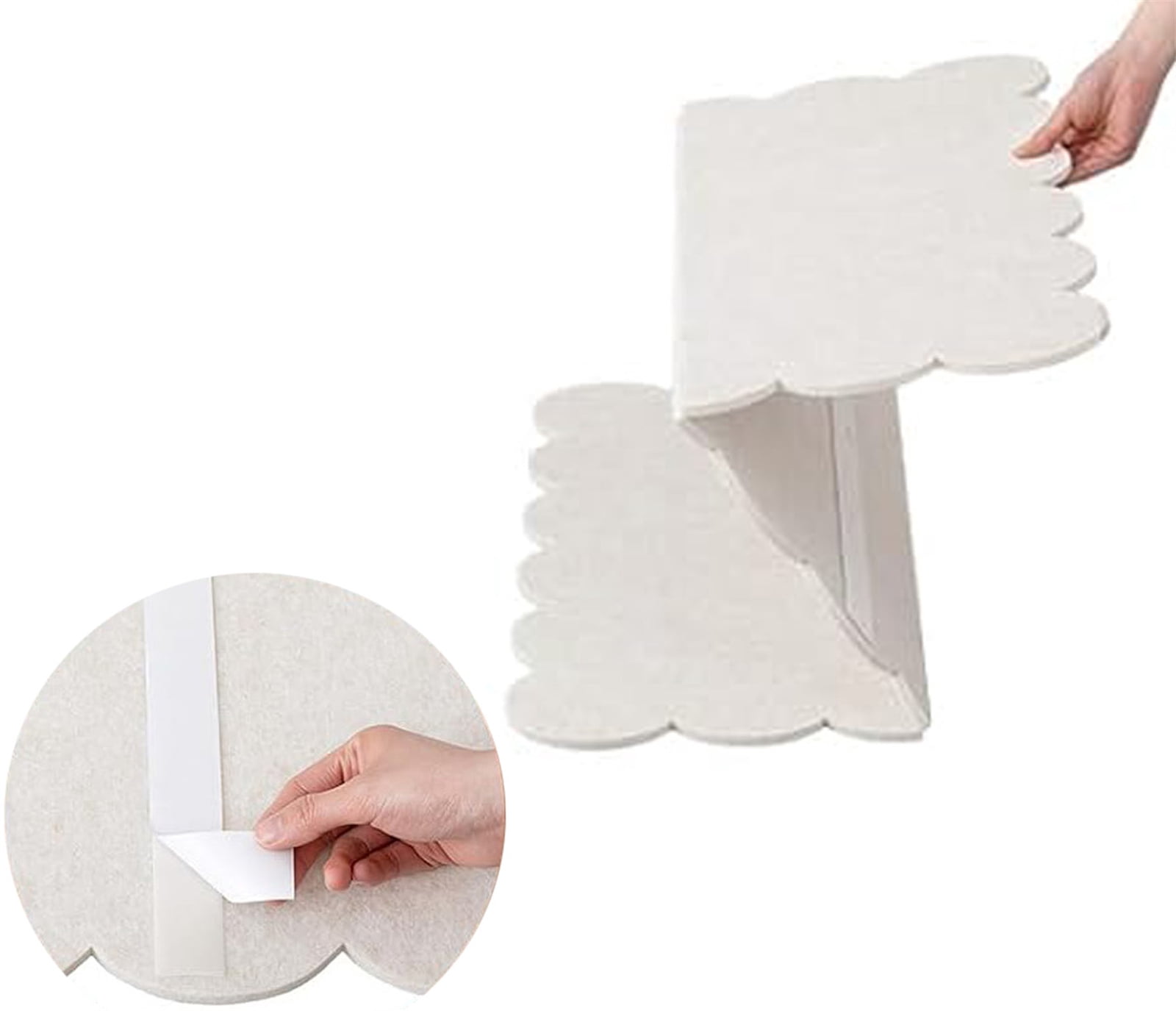 Large Bulletin Board 24 x 36 Inches,Bexikou Foldable Felt Bulletin Board for Wall,Cork Board Alternative for Wall,Felt Wall Tiles Bulletin Board with Self-Adhesive for School Office Home