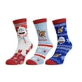 thumbnail image 1 of Rudolph Bumble Jacquard 3 Pack Crew Socks, 1 of 1
