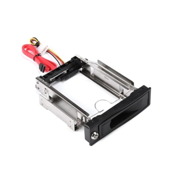 RYUJNDK Black 3.5" to 5.25" Bay Tray Hard Mounting Dock Bracket Adapter Converter Frame For PC Computer