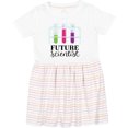 thumbnail image 3 of Inktastic Future Scientist Girls Chemistry Girls Toddler Dress, 3 of 5