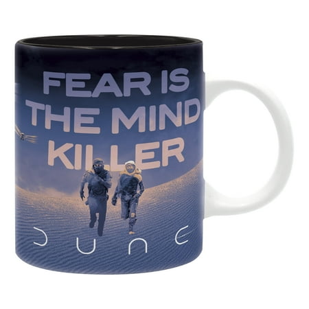 ABYstyle Officially Licensed Dune "Fear is the Mind Killer" Mug – 11oz Ceramic Coffee Cup – Official Sci-Fi Drinkware & Gift
