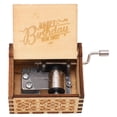 thumbnail image 3 of Caja De Música Vintage, Caja De Música De Madera Madera Metal Para Niños OTVIAP Musical Box, 3 of 8