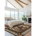 thumbnail image 2 of Texas Star Area Rug for Bedroom 5x7 Ft Farmhouse Country Star Wood Grain Super Soft fuzzy Throw Rug Non-Slip Fluffy Plush Indoor Floor Carpet for Living Room Nursery Home Decor, 2 of 8