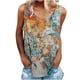 thumbnail image 1 of Mujeres moda sexy sin mangas flor pirnt chaleco cuello redondo impreso tops camiseta chaleco blusa tops Pompotops lopia991385, 1 of 5
