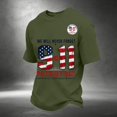 thumbnail image 3 of 9/11 Shirt for Men Never Forget 911 T Shirt 25th Anniversary USA Shirts American Flag Patriotic Short Sleeve Tops, 4XL, 3 of 4