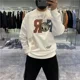 thumbnail image 2 of Ropa masculina Camiseta Manga Sudadera sin capucha para hombre Jersey Estampado gráfico Anime Top Alta calidad Algodón S Color pastel Emo, 2 of 4