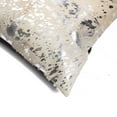 thumbnail image 2 of 18" x 18" x 5" Silver And Gray Quattro  Pillow, 2 of 2