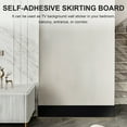 WSTEER 1 Roll of Skirting Board Cover Self Adhesive Molding Sticker