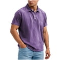 thumbnail image 2 of Goodtrade8 Mens Shirts Summer Polo Short Sleeve Pullover Slim Fit T Shirts for Men, 2 of 6