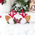 thumbnail image 1 of Pinzas para el pelo con cuernos de Navidad, horquillas con orejas de ciervo, diademas navideñas, conos de pino, bola para el pelo, accesorios para el cabello para adultos, 1 of 5