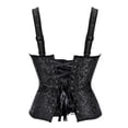 thumbnail image 3 of Corset Top With Straps Sexy Floral Corset And Bustiers Jacquard Overbust Corset Plus Size, 3 of 4
