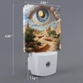 thumbnail image 3 of KLL Surreal Desert Eye Landscape for Night Lights,Auto Sensor Night Lamp Plug in Night Light with Dusk-to-Dawn Light Sensor LED Nightlightfor Adults & Kids Room/Bedroom/Hallway, 3 of 7