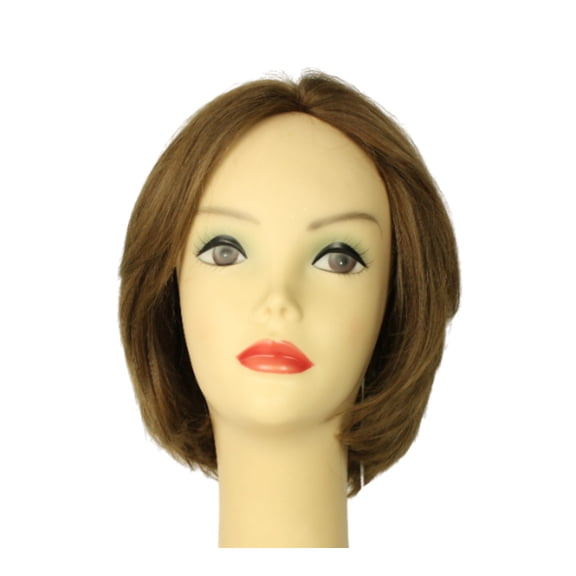 European Human Hair Freeda Wig Light Brown Dorothy Mono-Directional Skin Top Size M