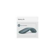 Microsoft - Surface Arc Bluetooth BlueTrack Ambidextrous Mouse - Wireless - Ocean Blue