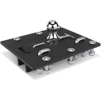 A-Premium Over Bed Folding Ball Gooseneck Trailer Hitch Compatible with Ford F-150/250/150 Heritage & Chevy Silverado 1500/2500/3500/2500 HD Classic & Dodge Ram & GMC Sierra, 2-5/16" Ball, 30000 lbs