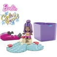 thumbnail image 2 of Mega Barbie Color Reveal Beach Splash Building Set With 3+ Surprises, 2 of 6