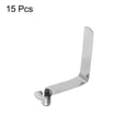 thumbnail image 3 of Unique Bargains 15pcs Single Button Kayak Paddle Snap Spring Clip 32mmx5.8mm V Shaped Hollow Lift Telescopic Locking Pole Clips, 3 of 5