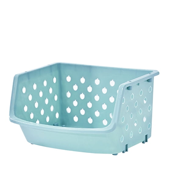pdqouc Clearance Kitchen Bathroom Storage Basket Multi Layer Stackable Fruit and Vegetable Basket Toy Storage Rack for Bathroom Kitchen Living Room Office
