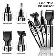 Nose Hair Trimmer, 4 in 1 Rechargeable Ear Beard Eyebrow Trimmer Waterproof