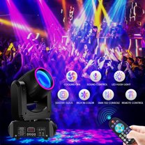 Bjsuc 280W Moving Head Spotlights – 8 Colors with Remote Control for Christmas Wedding DJ Party Dance Show Club Wedding Stage Lighting