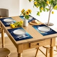 thumbnail image 4 of Placemat Ocean Jellyfish Placemats for Dining Table Watercolors Blue Washable Table Mats for Party Kitchen Dining Decoration, 4 of 7