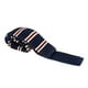 thumbnail image 2 of Accesorios de lana tejida plana Hugo para hombre rayas azul, 2 of 6