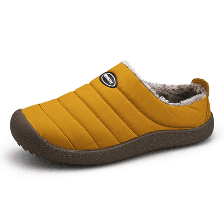 

Men s Winter Cotton Slippers Warm Waterproof Non Slip for Outdoor Men Women