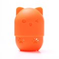 thumbnail image 1 of Estuche para guardar huevos de maquillaje de belleza, funda protectora portátil de silicona para viajes, caja de almacenamiento a prueba de polvo Meow puff, 1 of 6