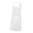 thumbnail image 3 of Delantal de cocina para hornear, delantal de Chef, delantal de trabajo de arte resistente, delantal de cocina para cafetería, parrilla, granja, Bar, Blanco perfecl Delantal de cocinero, 3 of 8