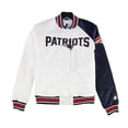 thumbnail image 1 of STARTER Mens New England Patriots Varsity Jacket, White, Small, 1 of 2