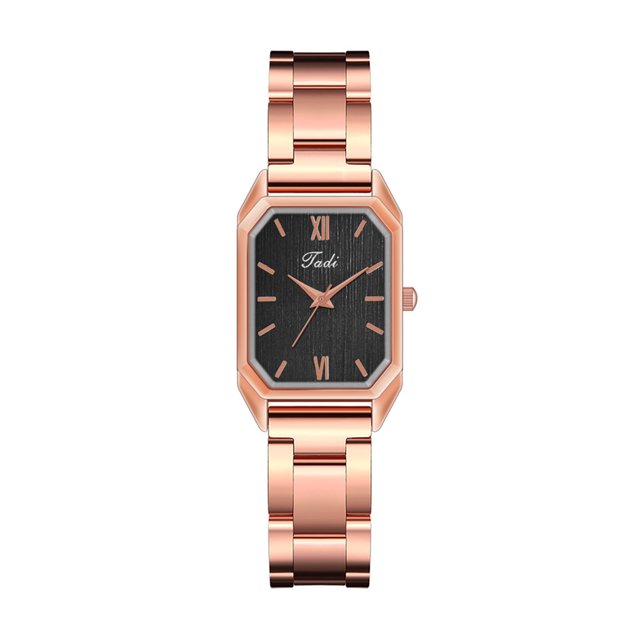Reloj de pulsera de cuarzo analógico de acero inoxidable dorado cristalino para mujer a la moda Wmkox8yii gfajkfgbkjabf1490