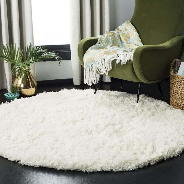 SAFAVIEH Polar Abbot Solid Extreme Plush Shag Area Rug